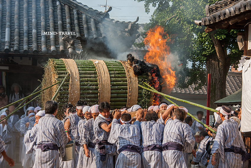 ほうらんや火祭り　八幡神社3
